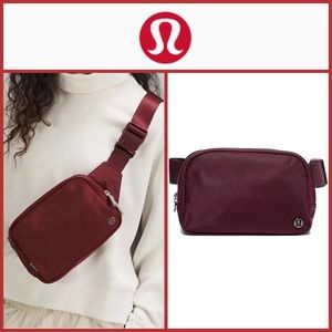 Rare Color> Lululemon Everywhere Belt Bag Dark Red [New]